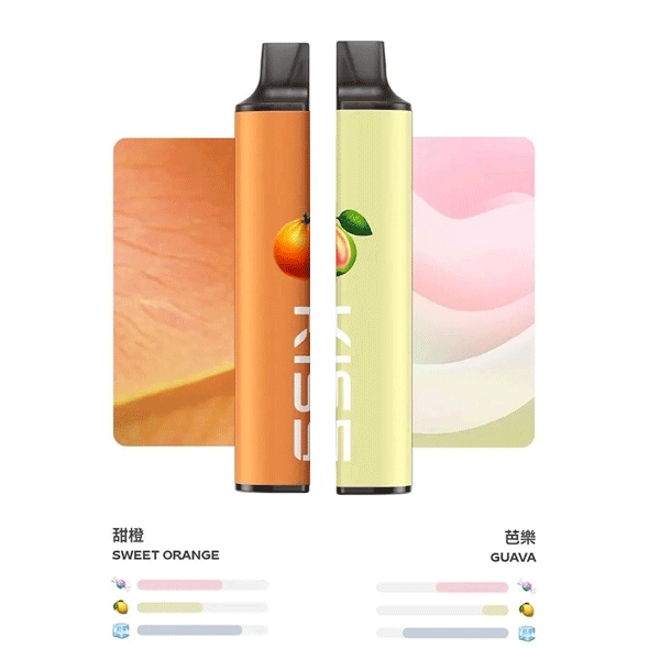 KIS5 6500口拋棄式電子煙全口味圖鑑 (凱斯5號) | 官方正品/Mesh網芯/Type-C充電 | 內含:藍冰/鐵觀音/神仙檸檬/薄荷/可樂/蜜桃烏龍/草莓/甜橙/西瓜/蘋果/芭樂